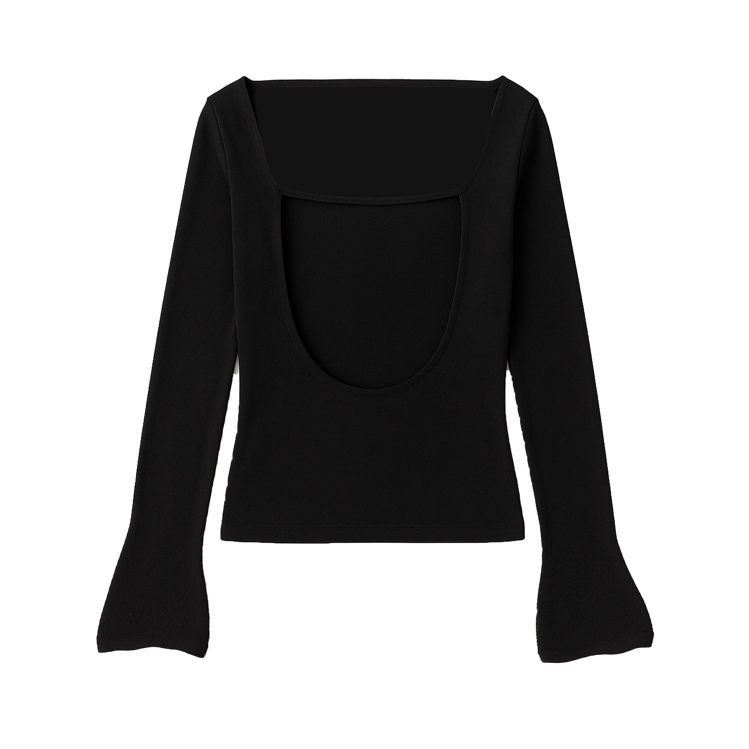 Rituals Black Backless Top