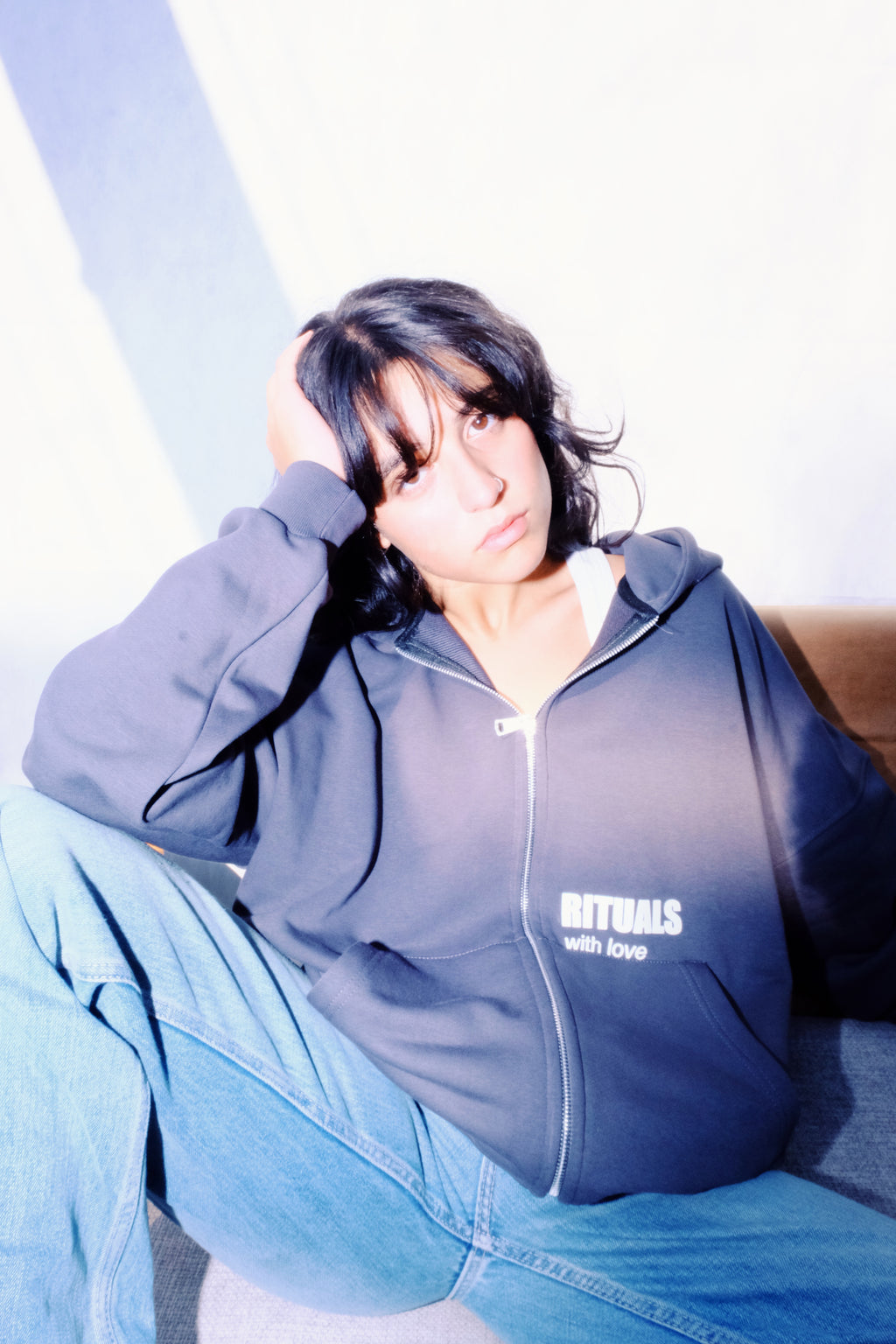 Rituals Grey Zip Hoodie Women