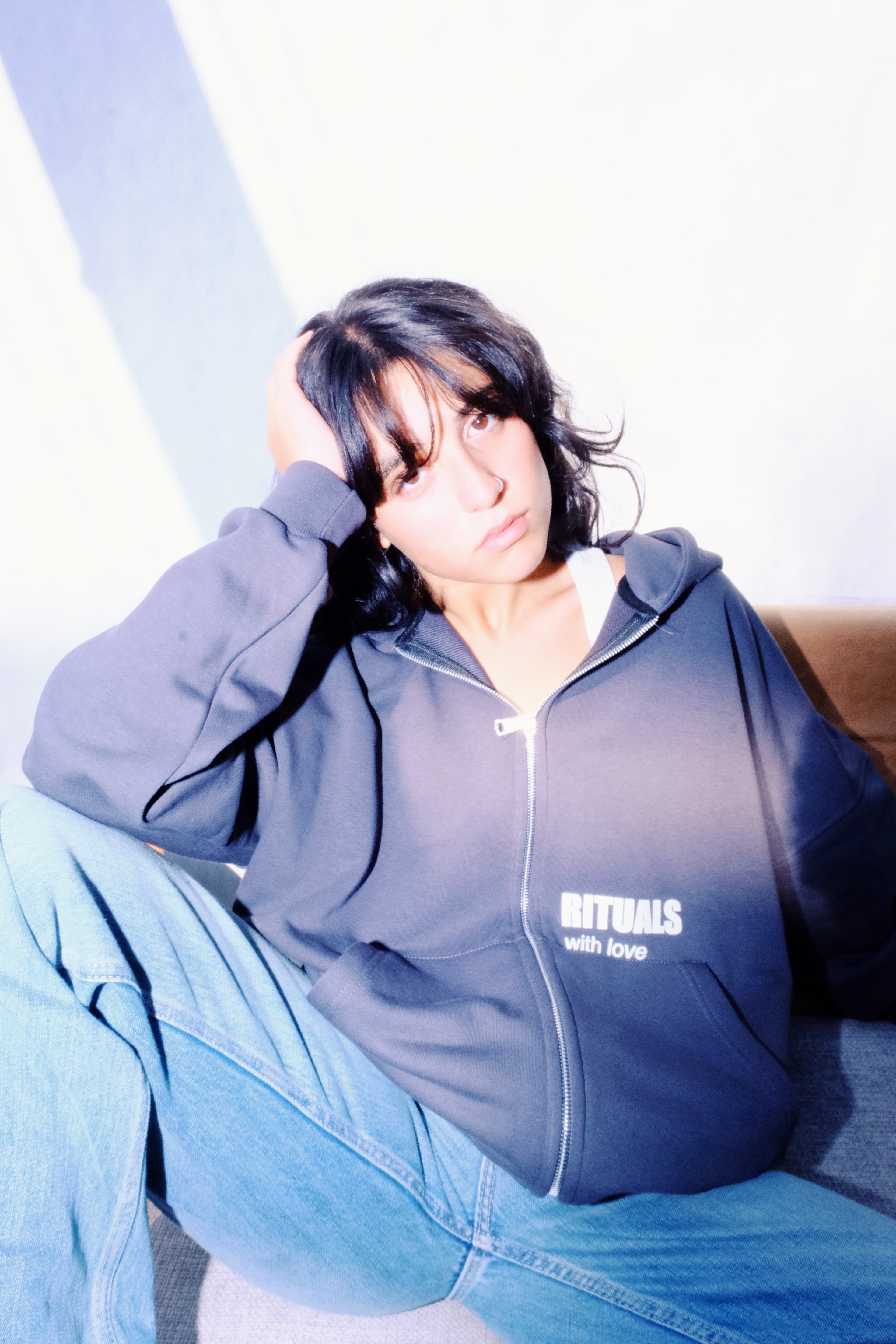 Rituals Grey Zip Hoodie Women