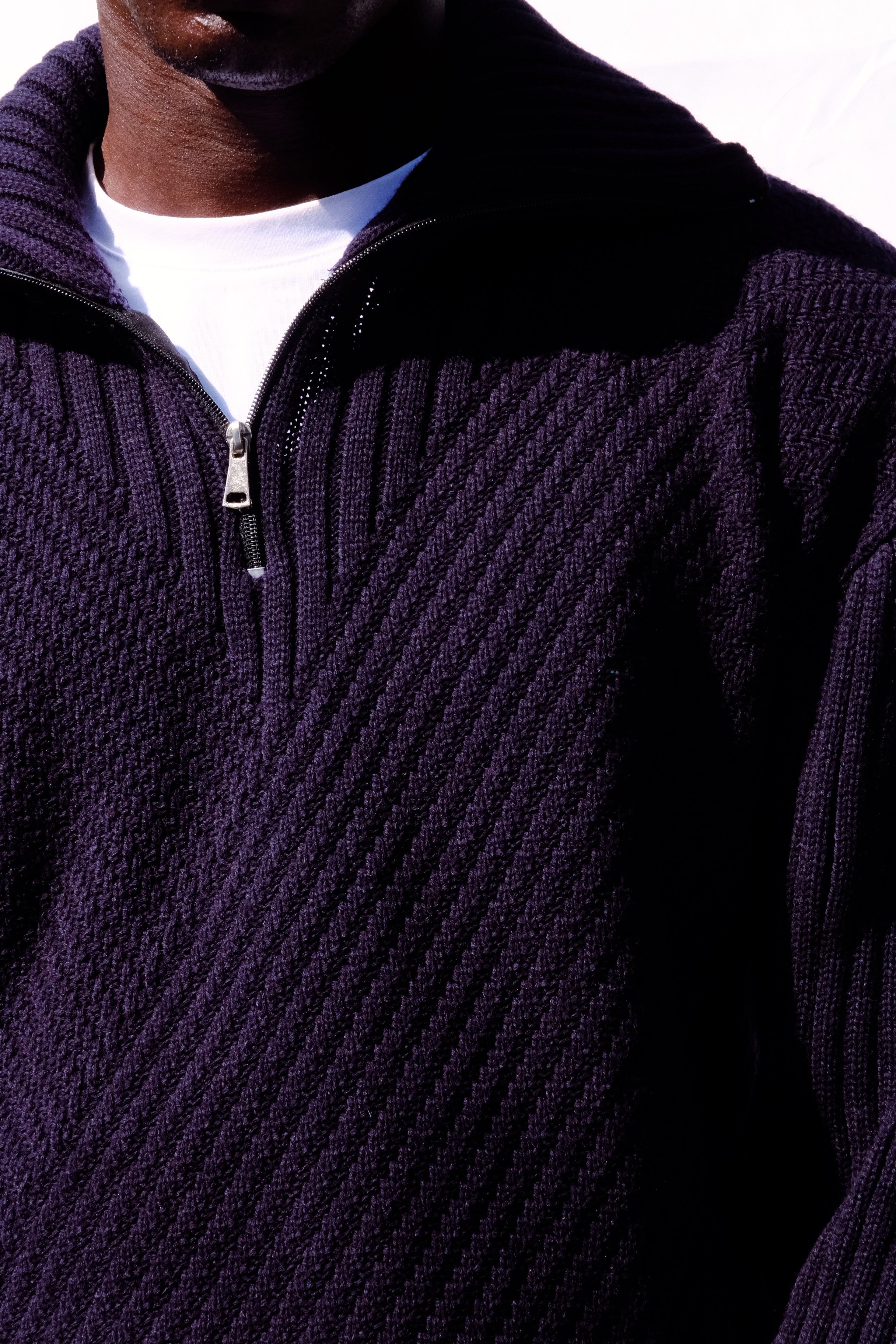 RITUALS KNITTED QUARTER ZIP JUMPER "Pre-order"