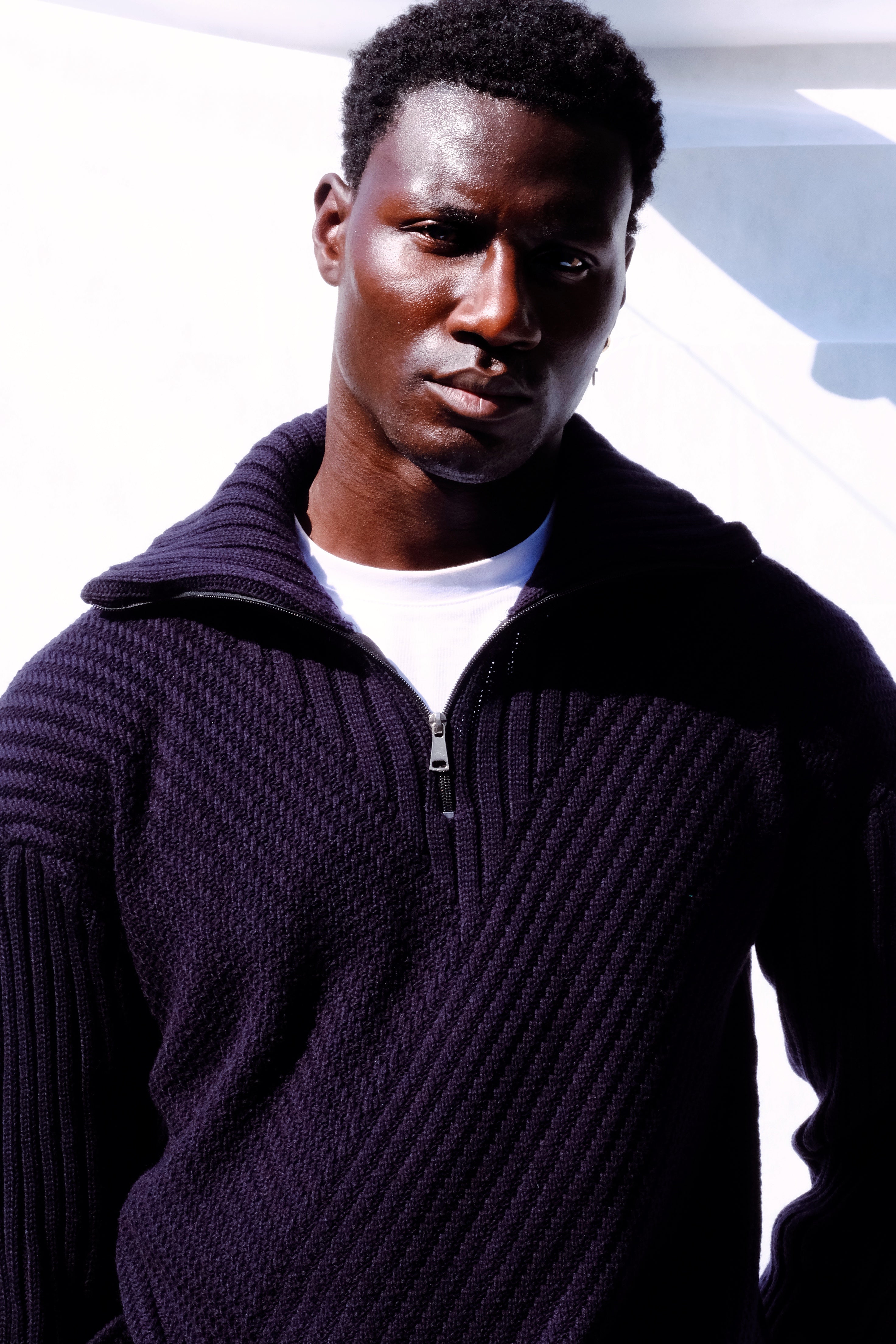 RITUALS KNITTED QUARTER ZIP JUMPER "Pre-order"