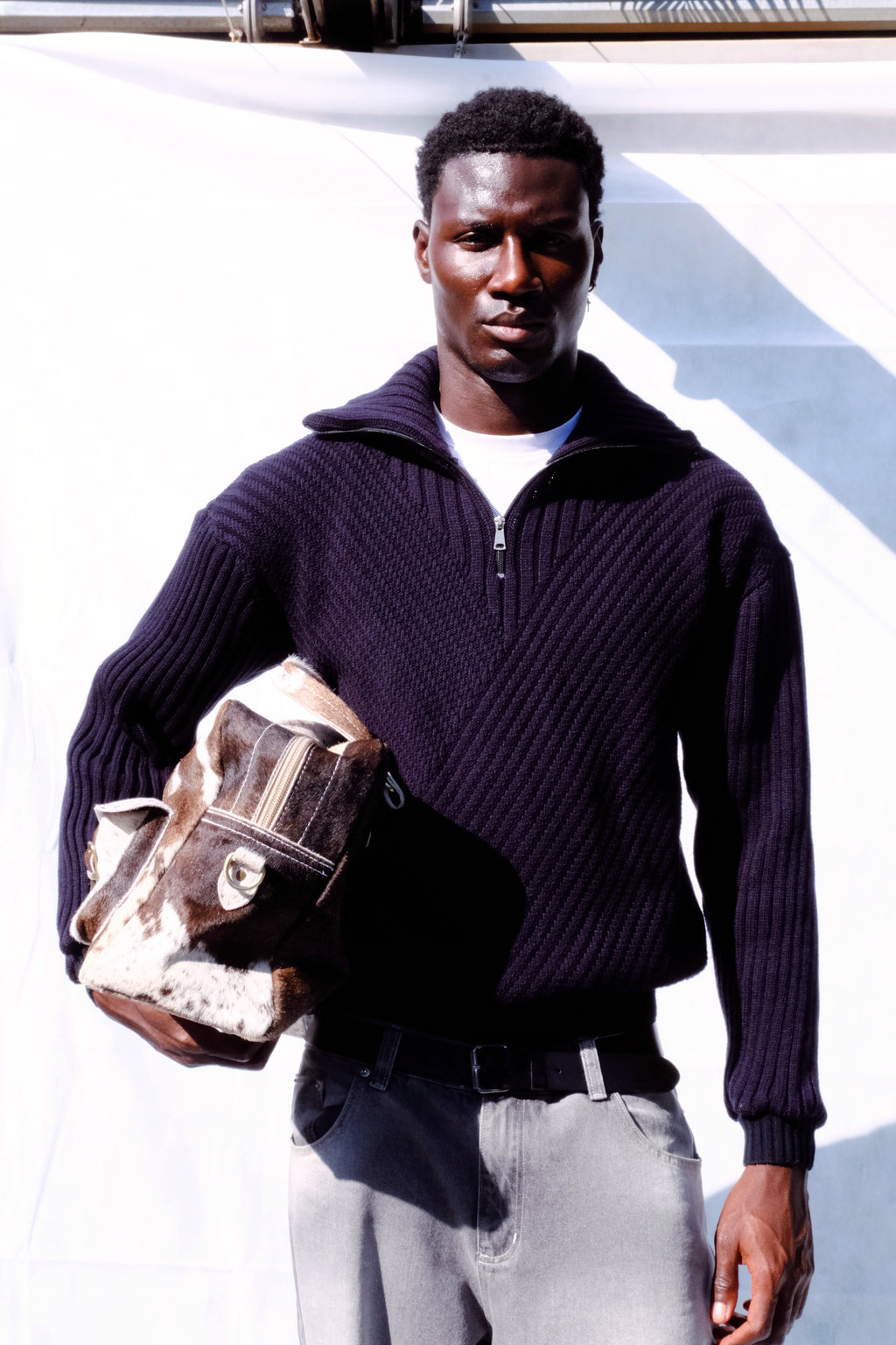 RITUALS KNITTED QUARTER ZIP JUMPER "Pre-order"