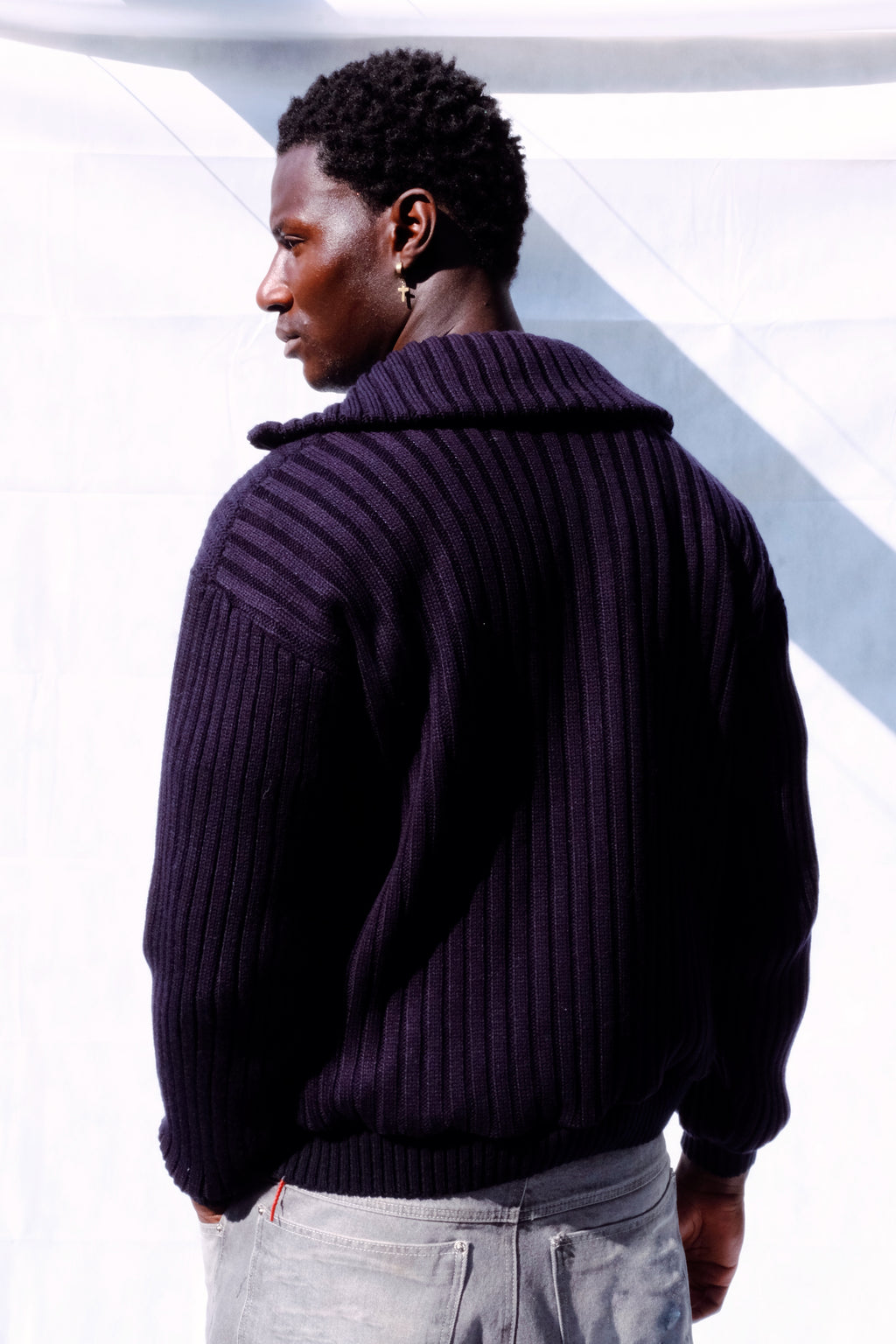 RITUALS KNITTED QUARTER ZIP JUMPER "Pre-order"