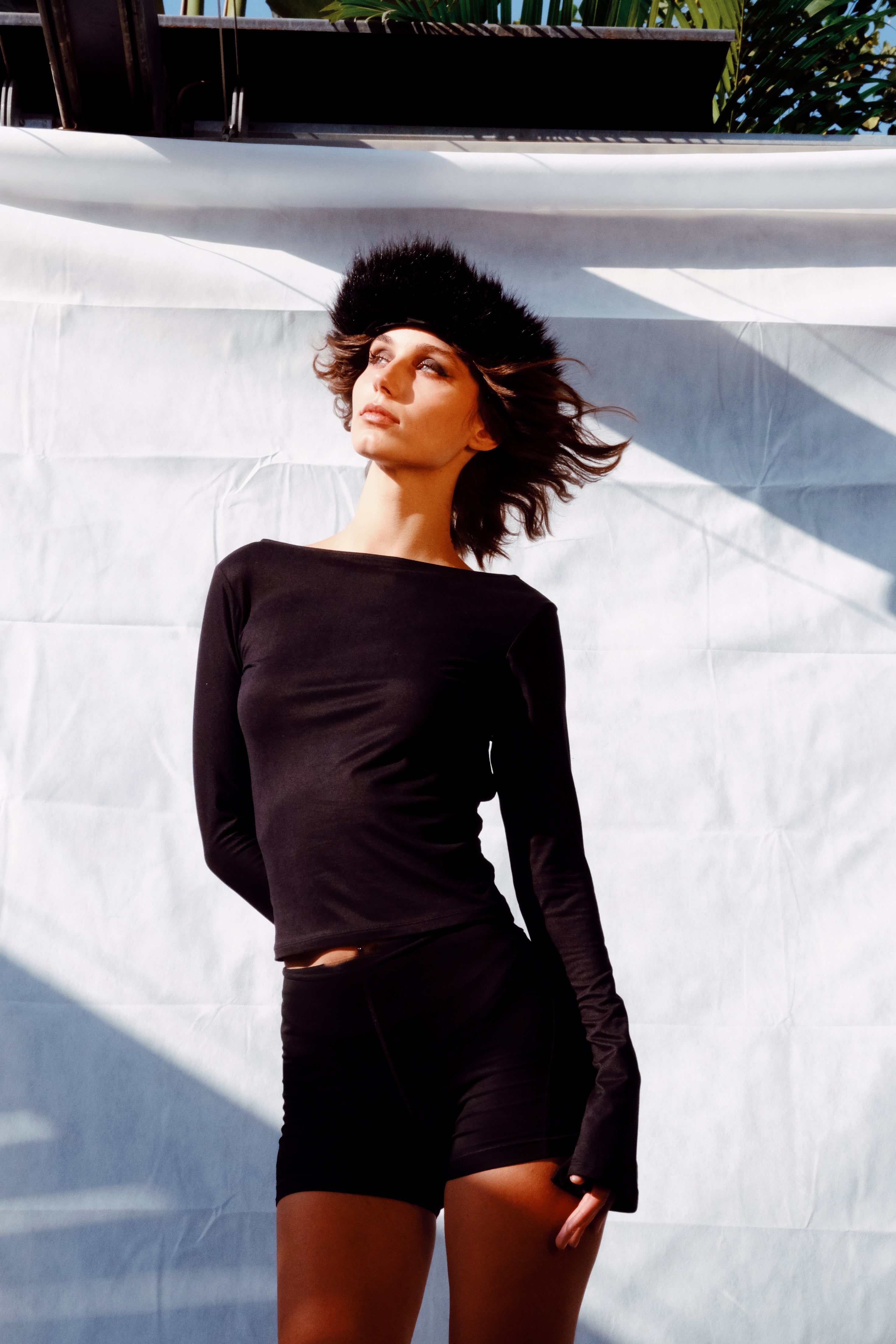 Rituals Black Backless Top