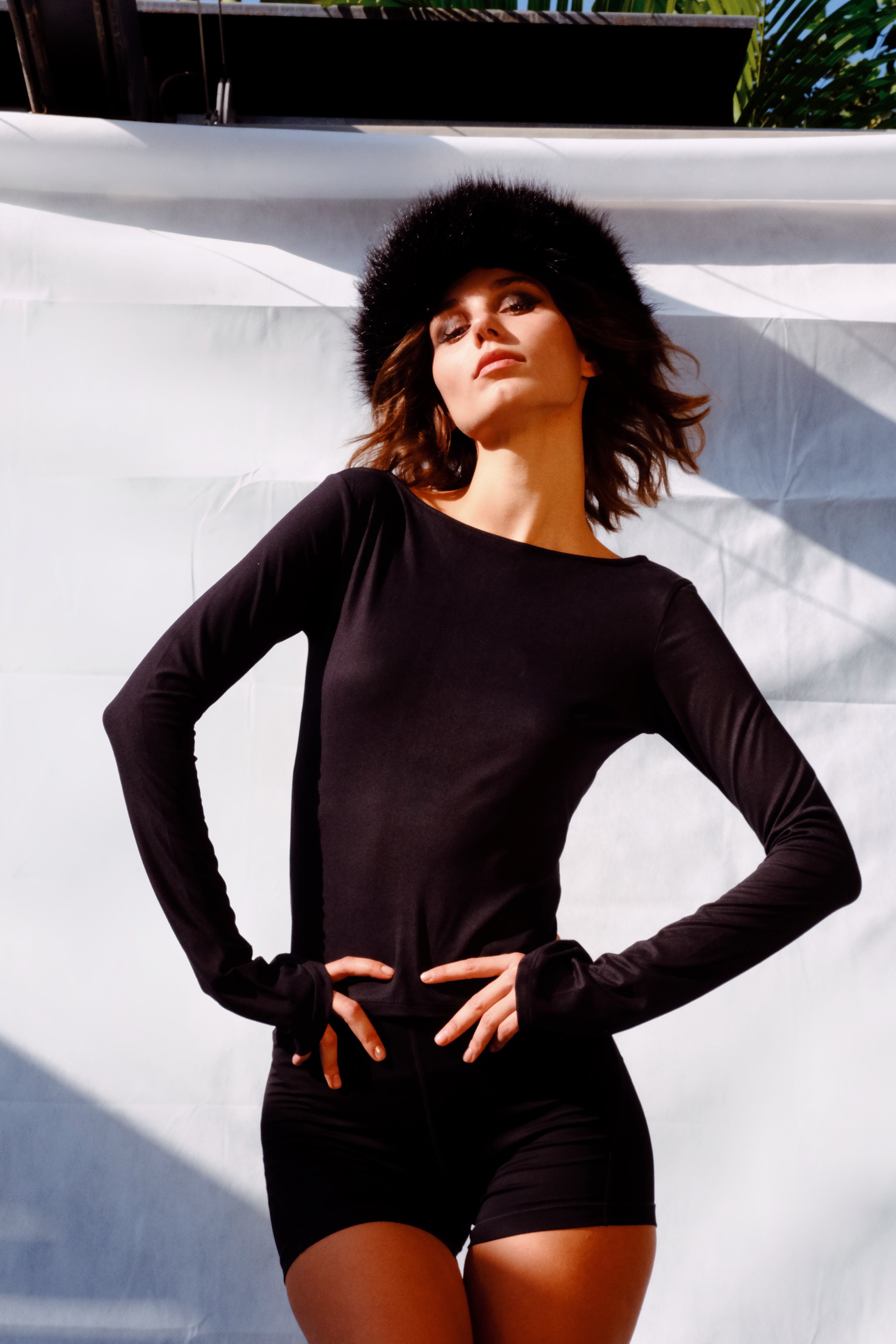 Rituals Black Backless Top